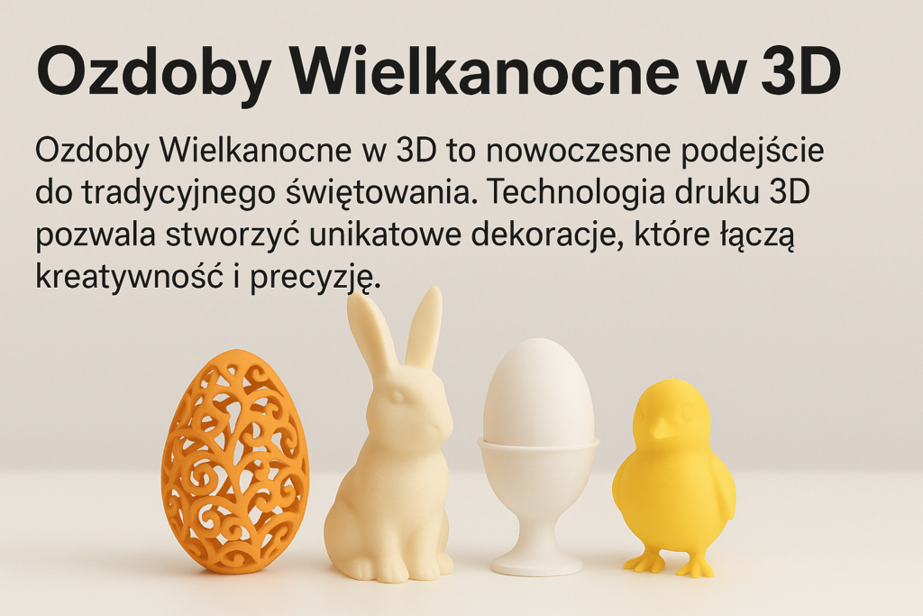 oryginalne dekoracje na Wielkanoc 3D